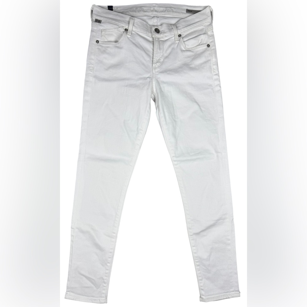 Citizens of Humanity Avedon Skinny Jean Low Rise White Denim size 26